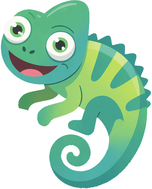 Kameleo Mascot - Your friendly Spanish learning companion